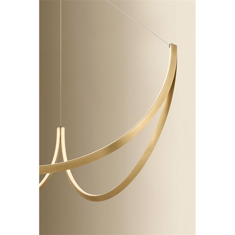 Claddon Large Chandelier by Sonneman